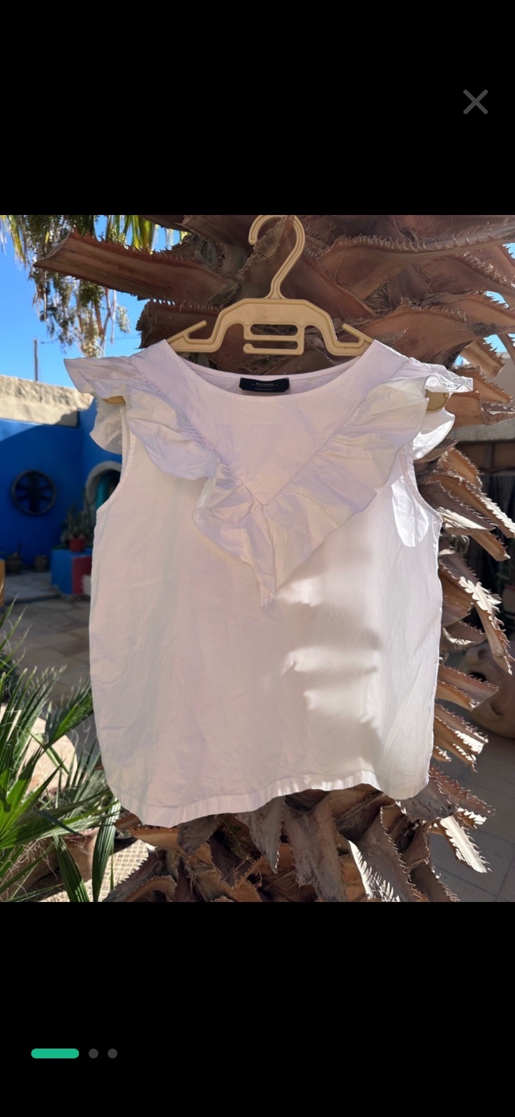 Top blanc maxmara 