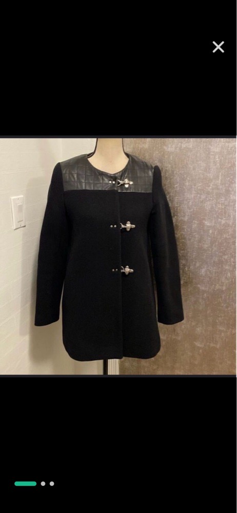 Manteau noir sandro 