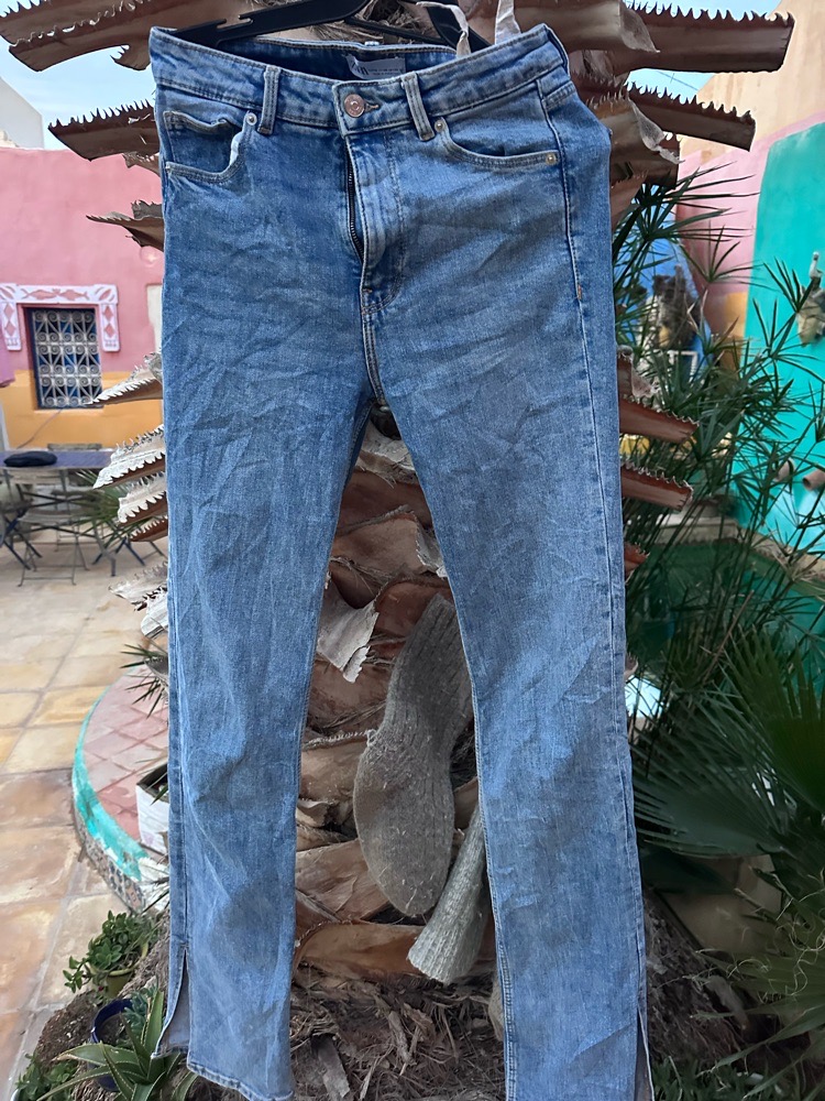 Jeans raille haute zara 