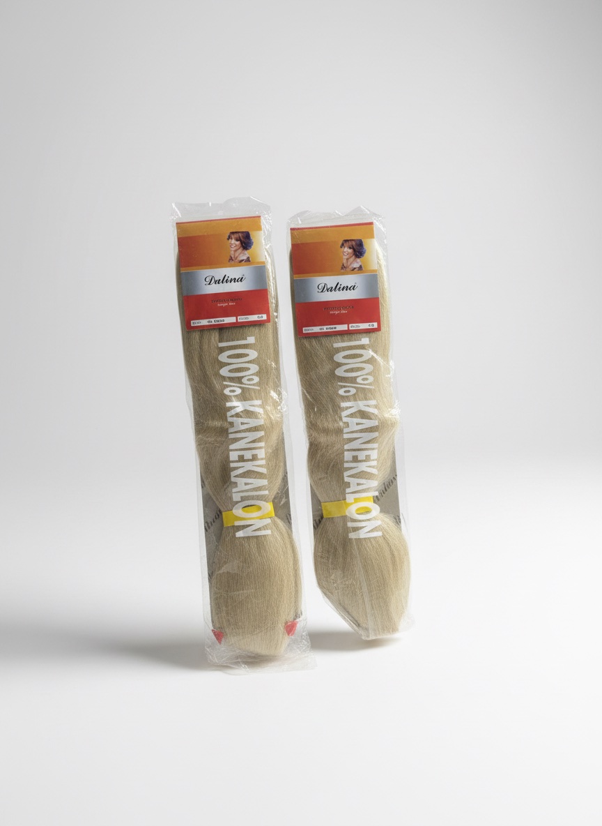 Deux paquets de mèche blond