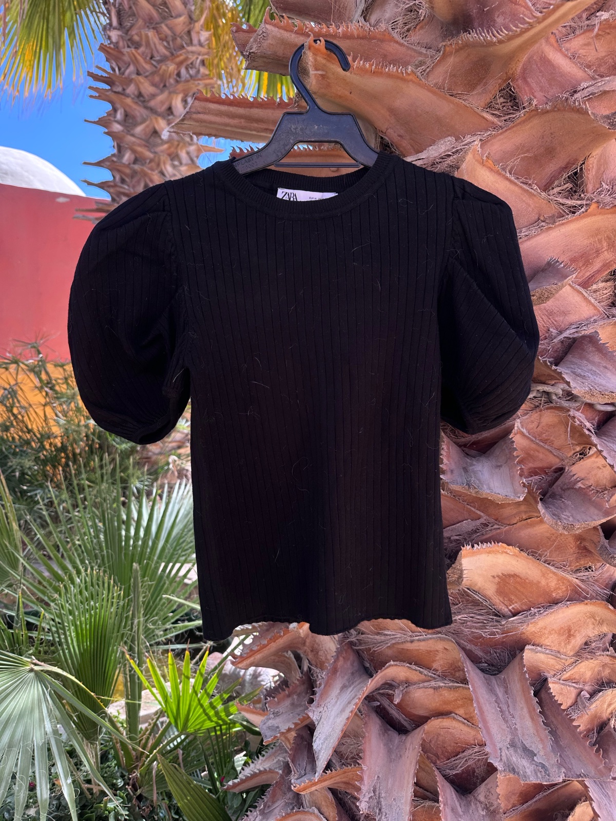 Pull noir zara 