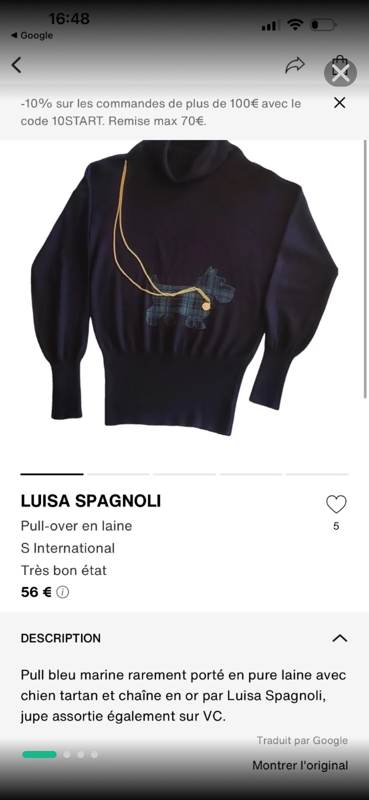 Jolie pull 