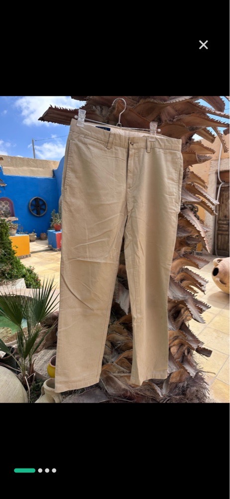 Pantalon beige Ralph Lauren, authentique