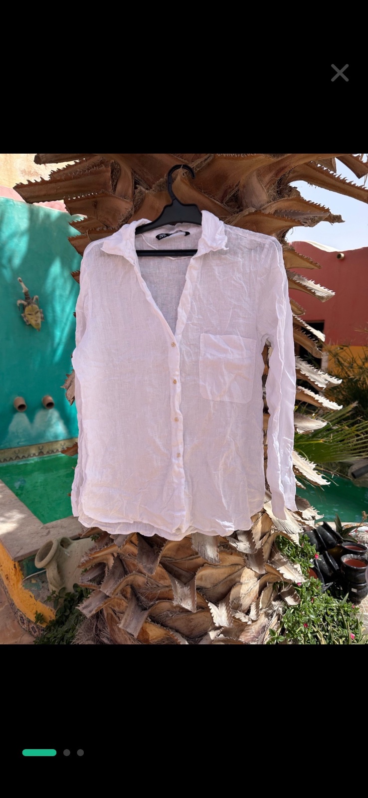 Chemise rn lin zara 