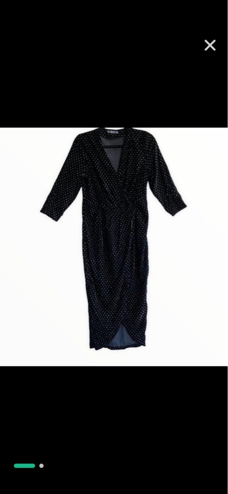 Jolie robe zara tres chic parfait pour les fete 