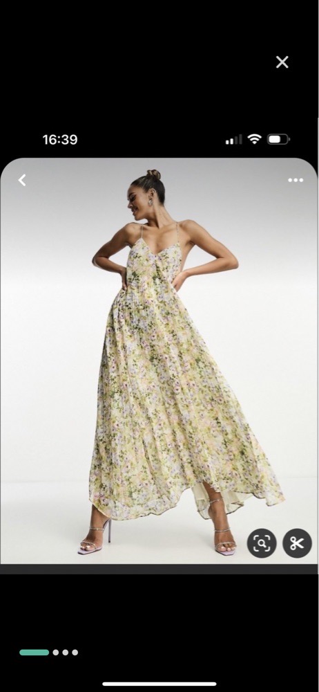 jolie robe fluide mango avec une fente 