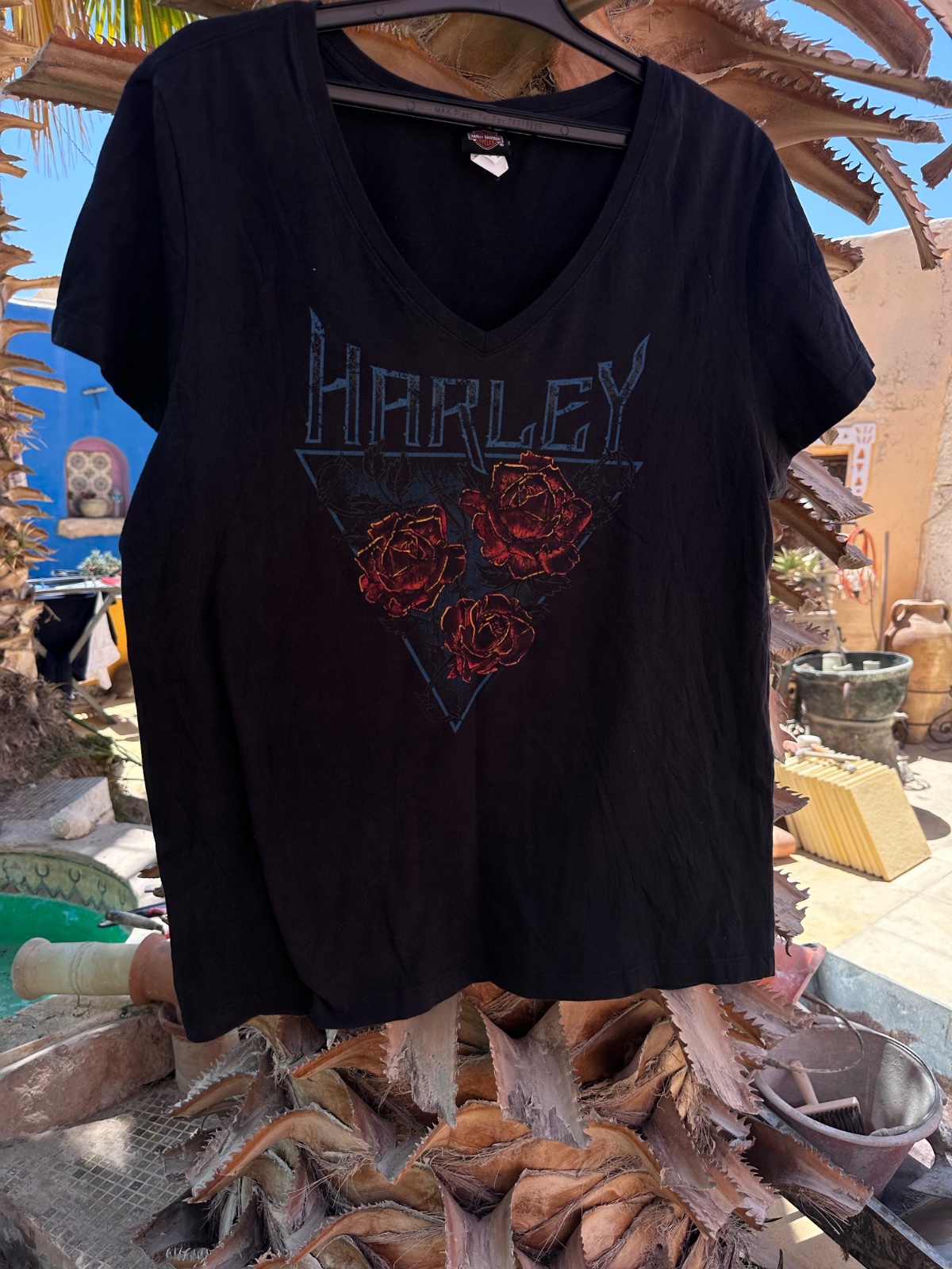 T-shirt noir, Harley, Davide