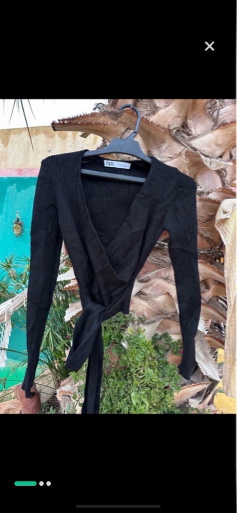 Jolie pull noir zara 