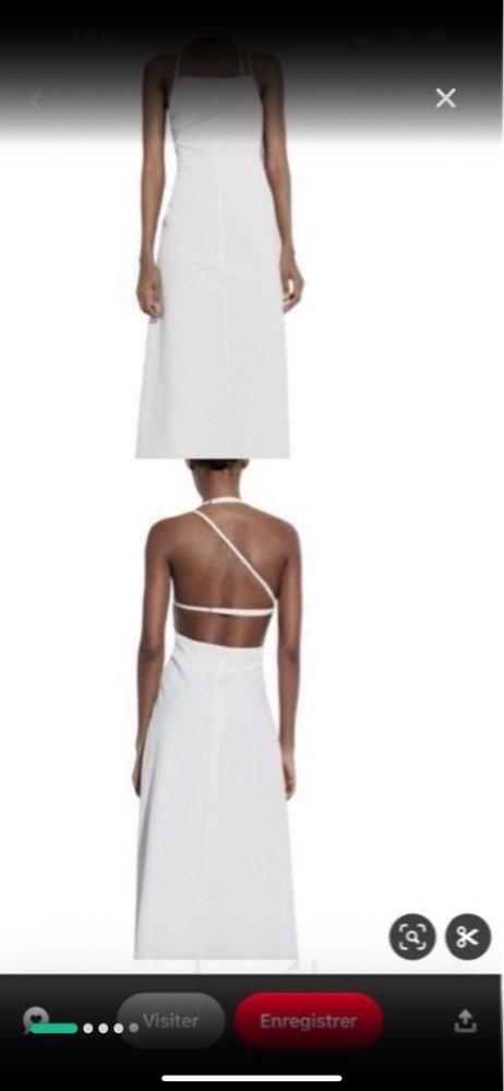 Jolie robe longue zara 