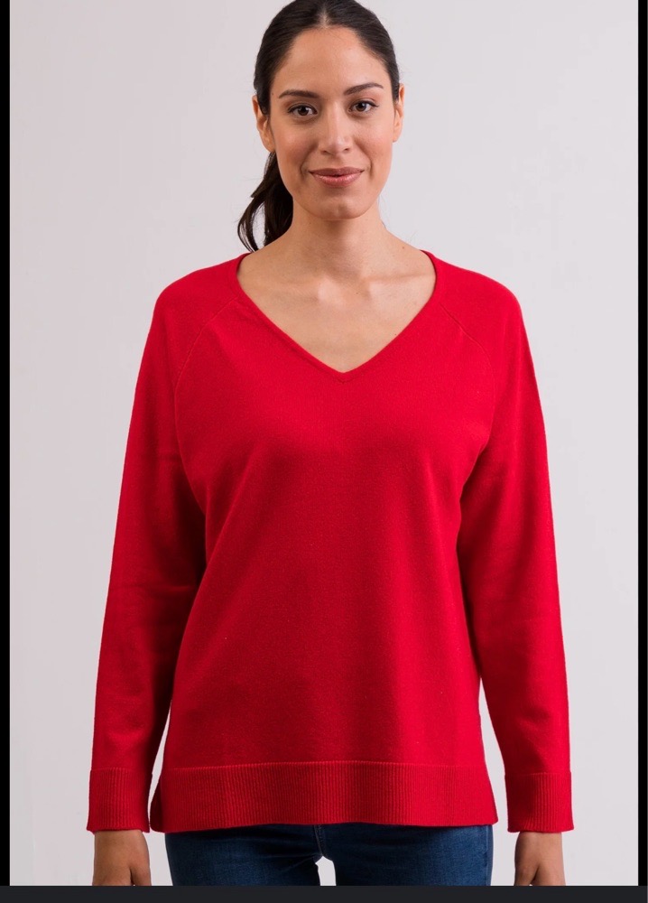 Joli pull Mango, rouge, bordeaux porté une seule fois