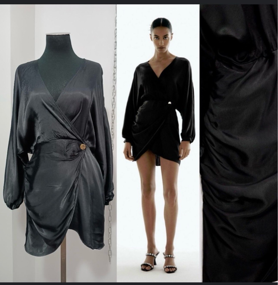 Jolie robe chic zara satinee