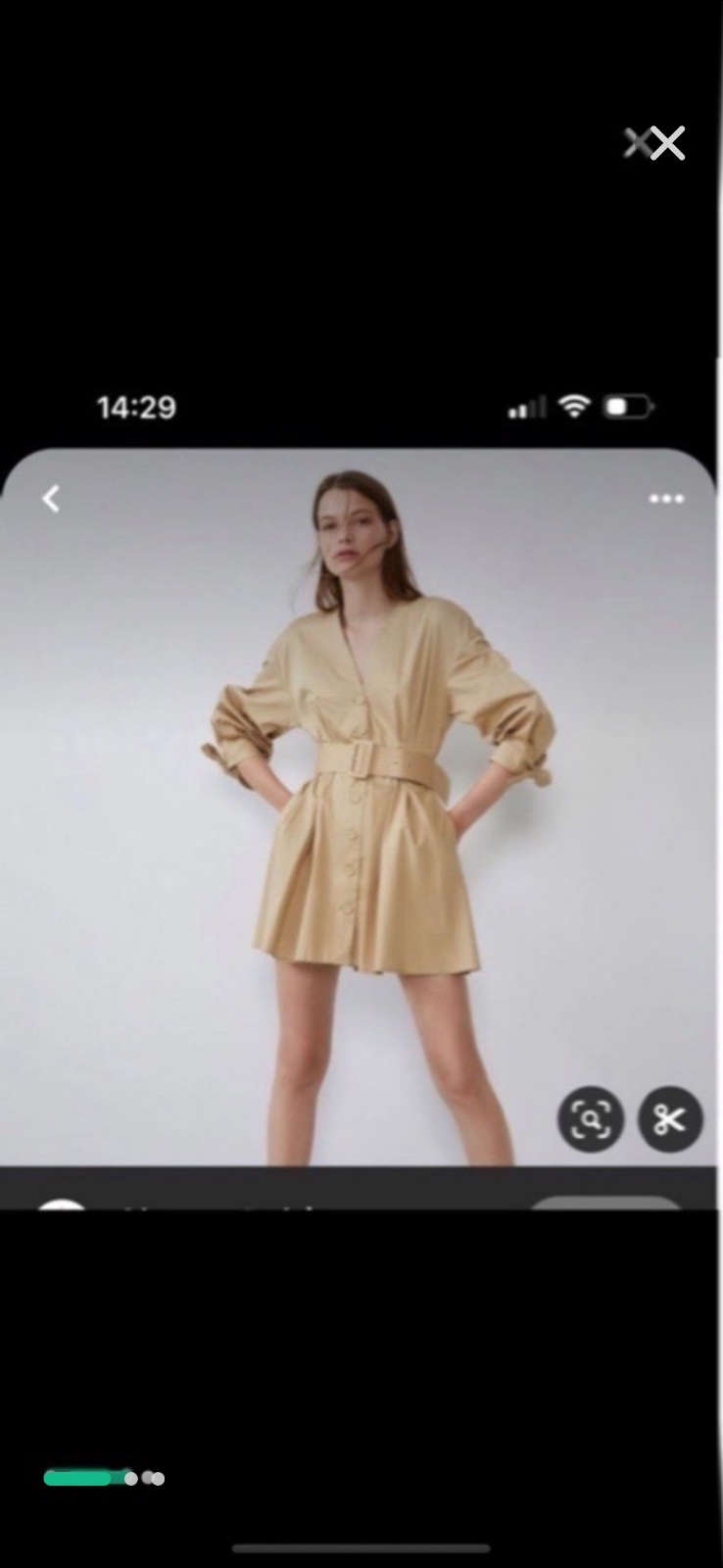 Jolie robe zara etat neuf 