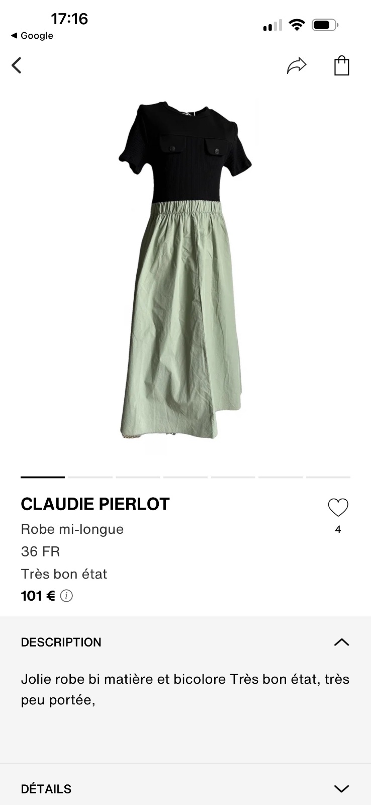 Jolie robe Claudie, Pierlot