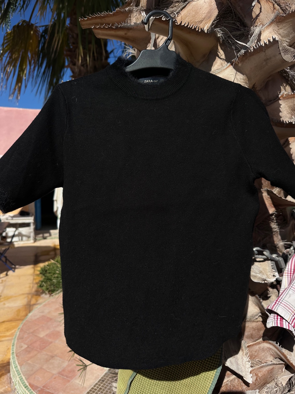 Pull noir zara 
