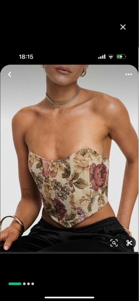 joli bustier jamais porté 
