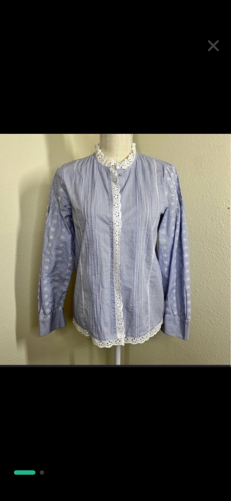 Jolie blouse zara broder