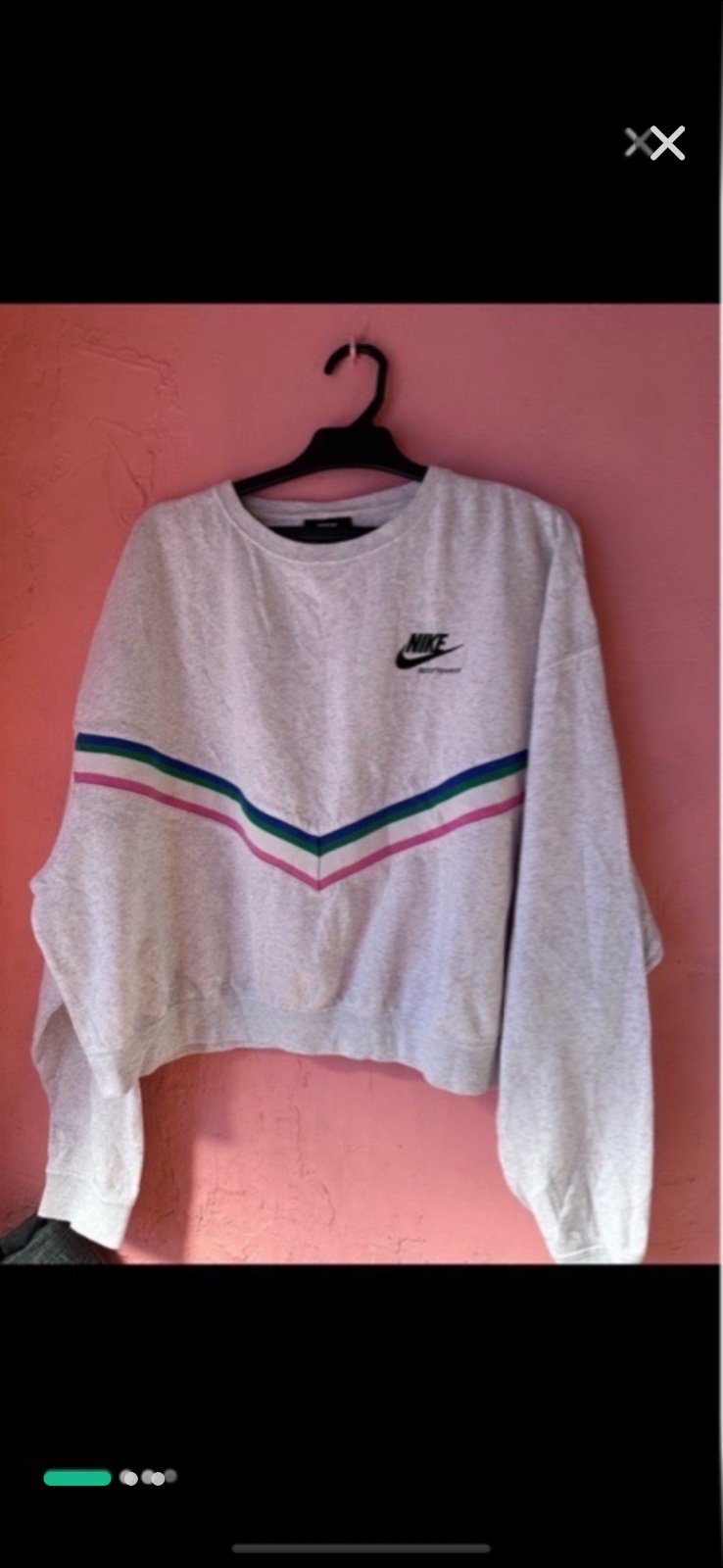 Sweat-shirt, CROP, Nike, au