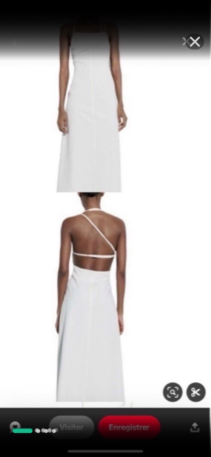 Joli robe zara mi longue 