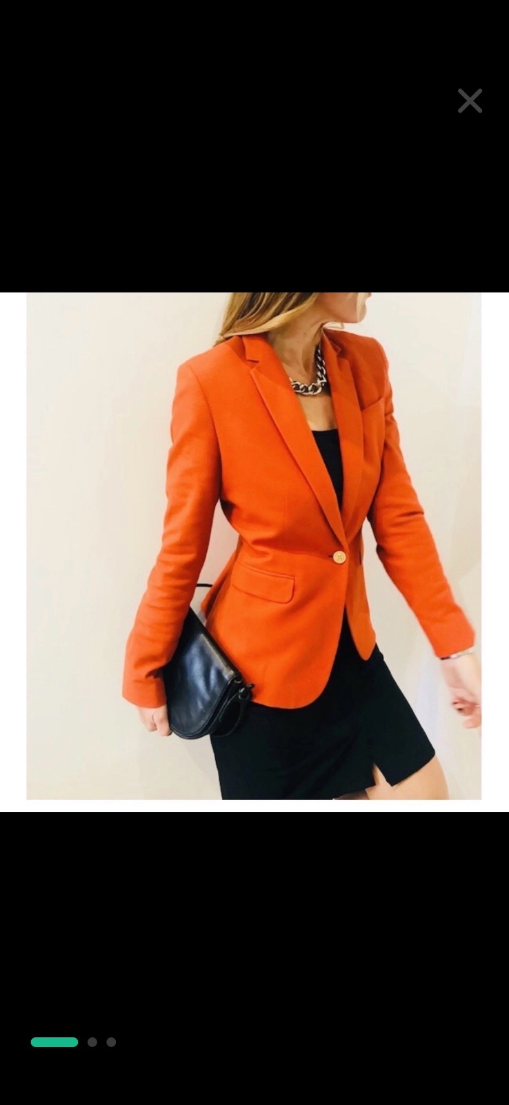 Blazer  Massimo Dutti couleur brique 