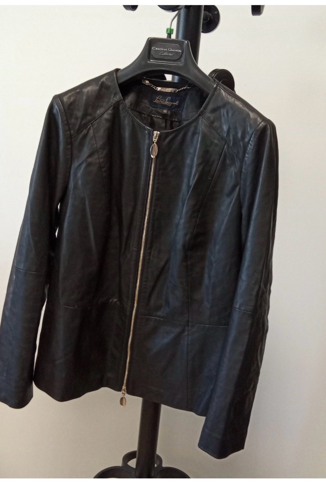 Veste en cuire luisa spagnoli