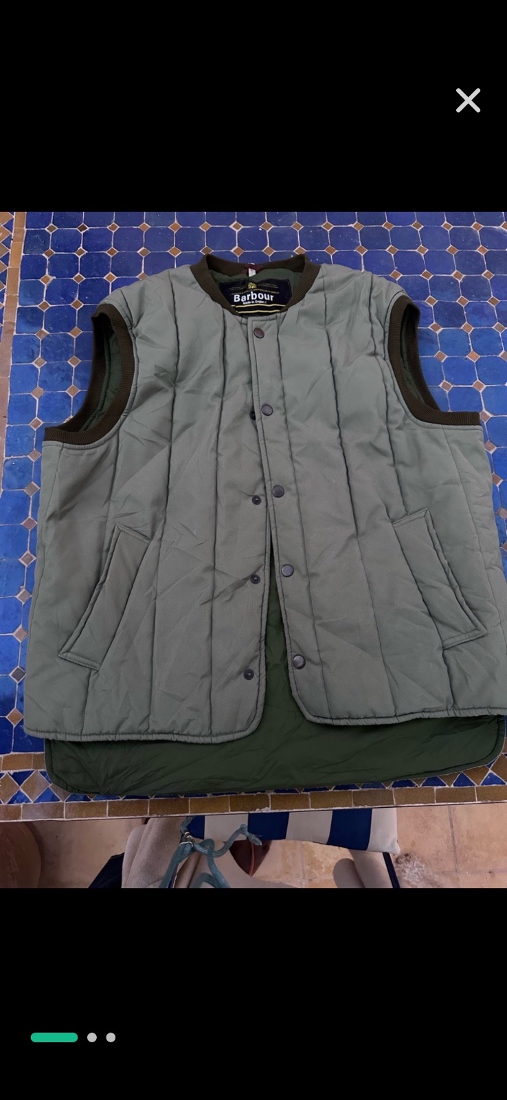 Veste matelassée, barbeau