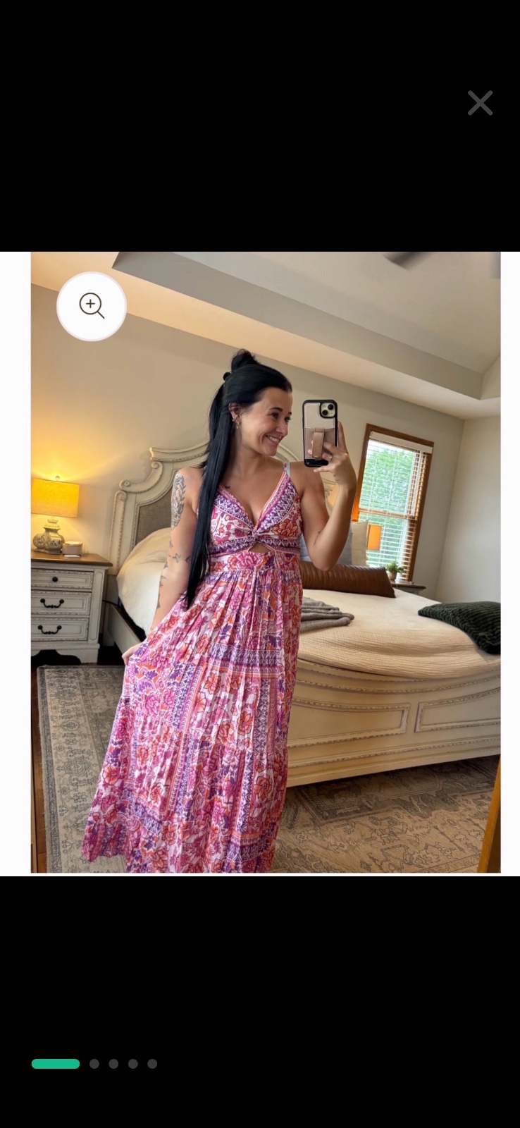 Jolie robe mi longue 