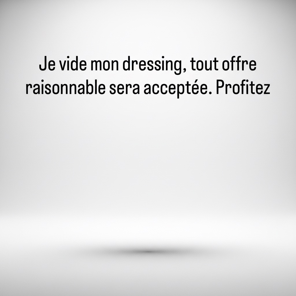 Je vide 