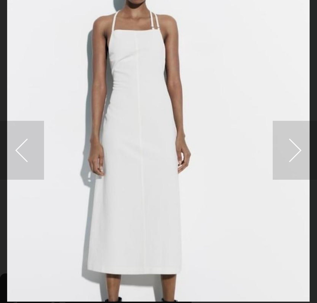 Jolie robe mi longue zara en lin 