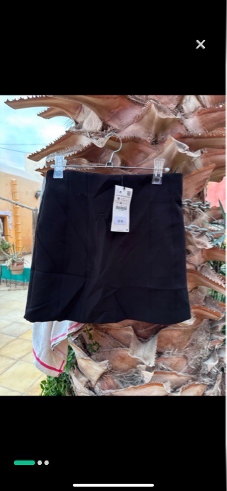 Jupe noir zara 