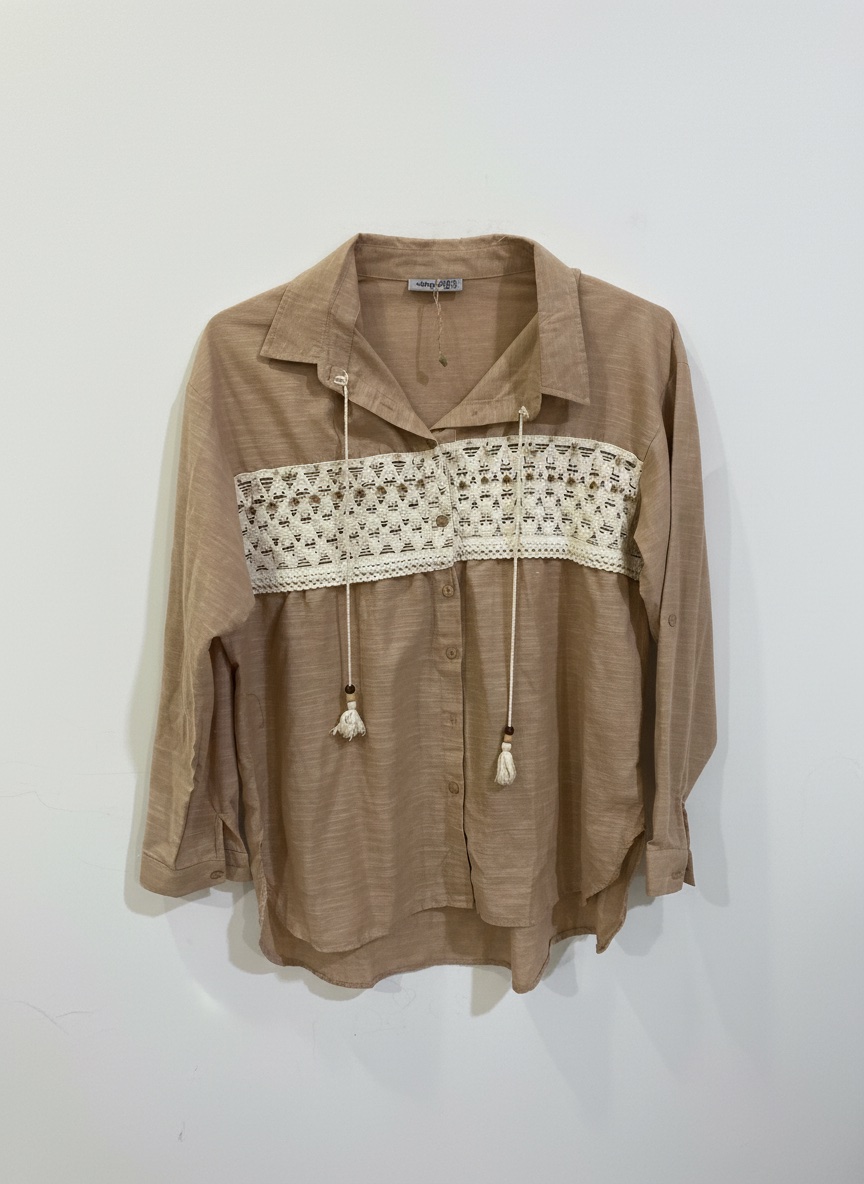 Chemise maron