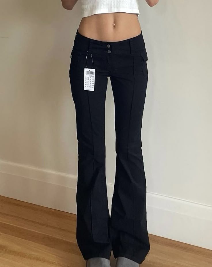 Low waisted flare pants 