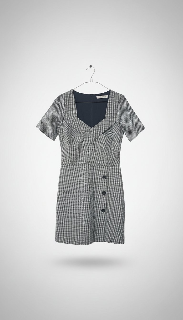 Robe Rinascimento style pied-de-poule ✨ Made in Italy 🇮🇹