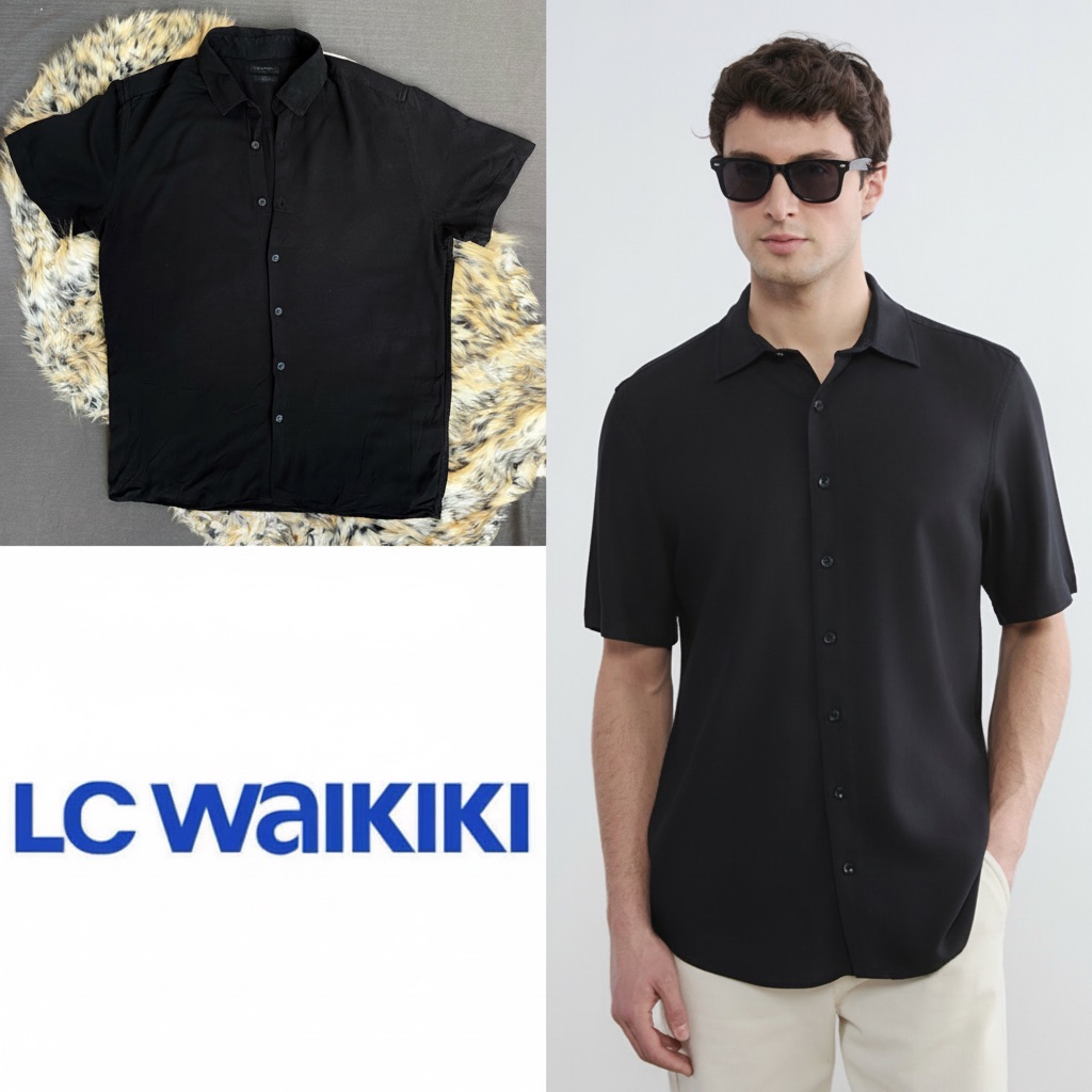 Chemise noir orginal LC WAIKIKI 