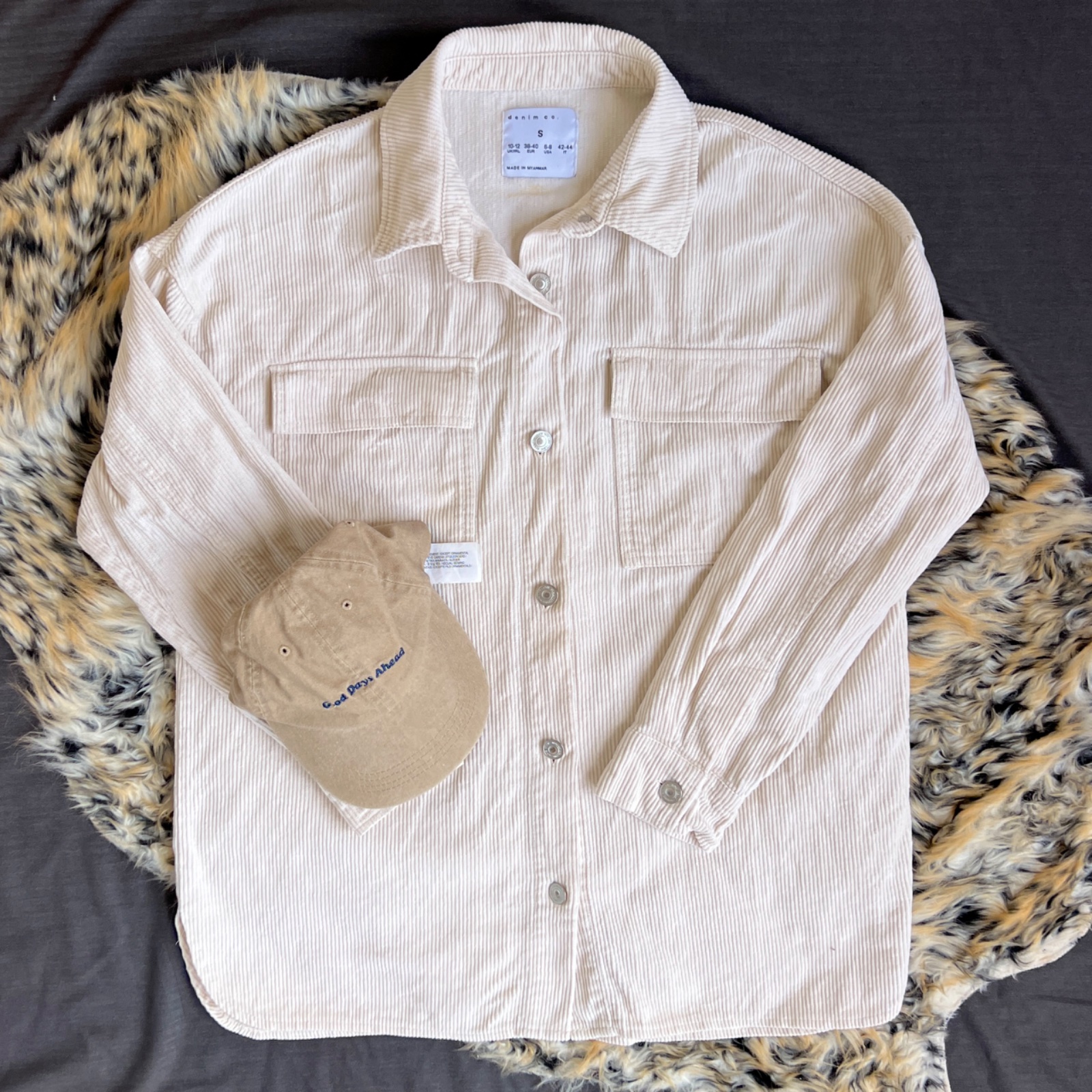 Chemise en velour 