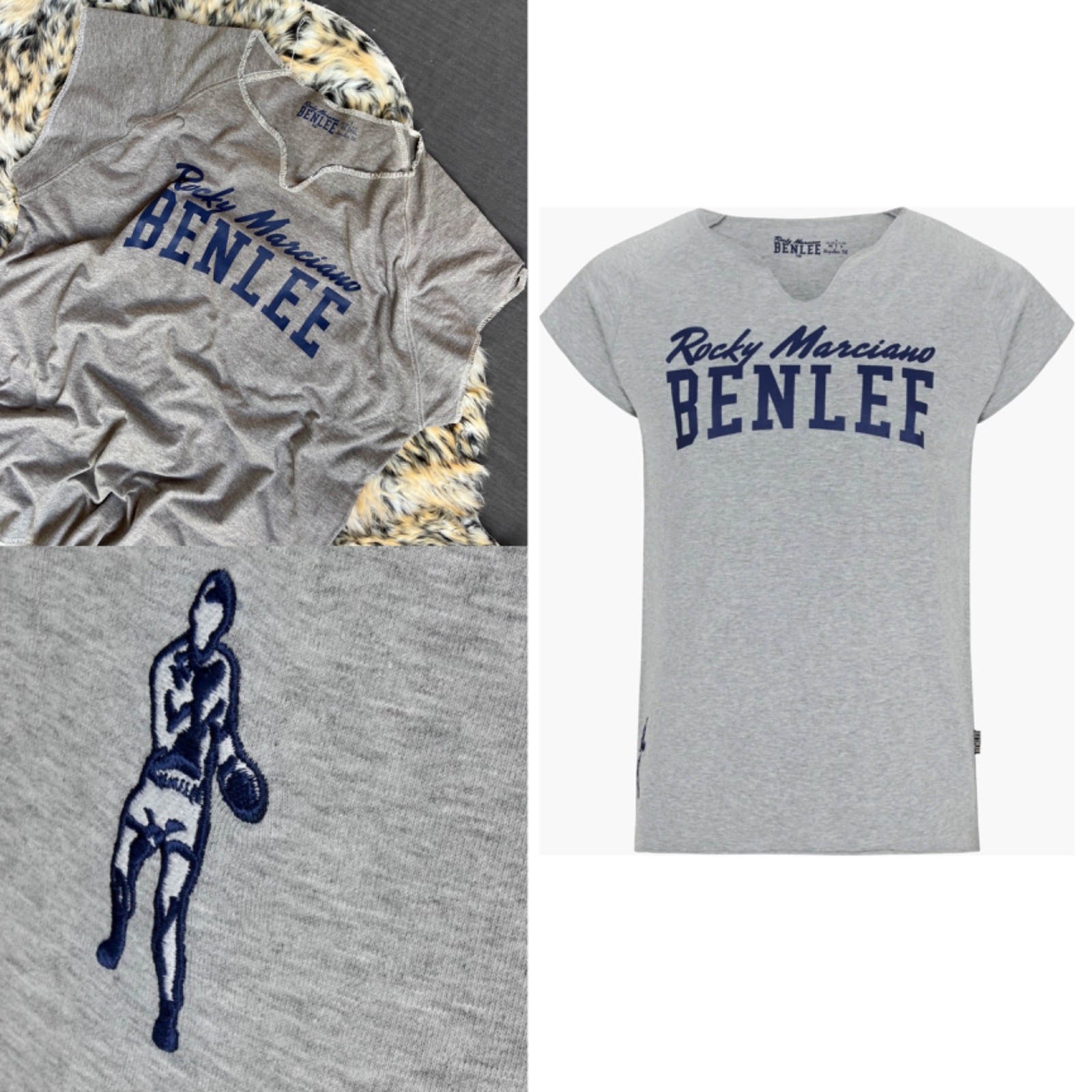  t-shirt gris BENLEE "Edwards" 🥊