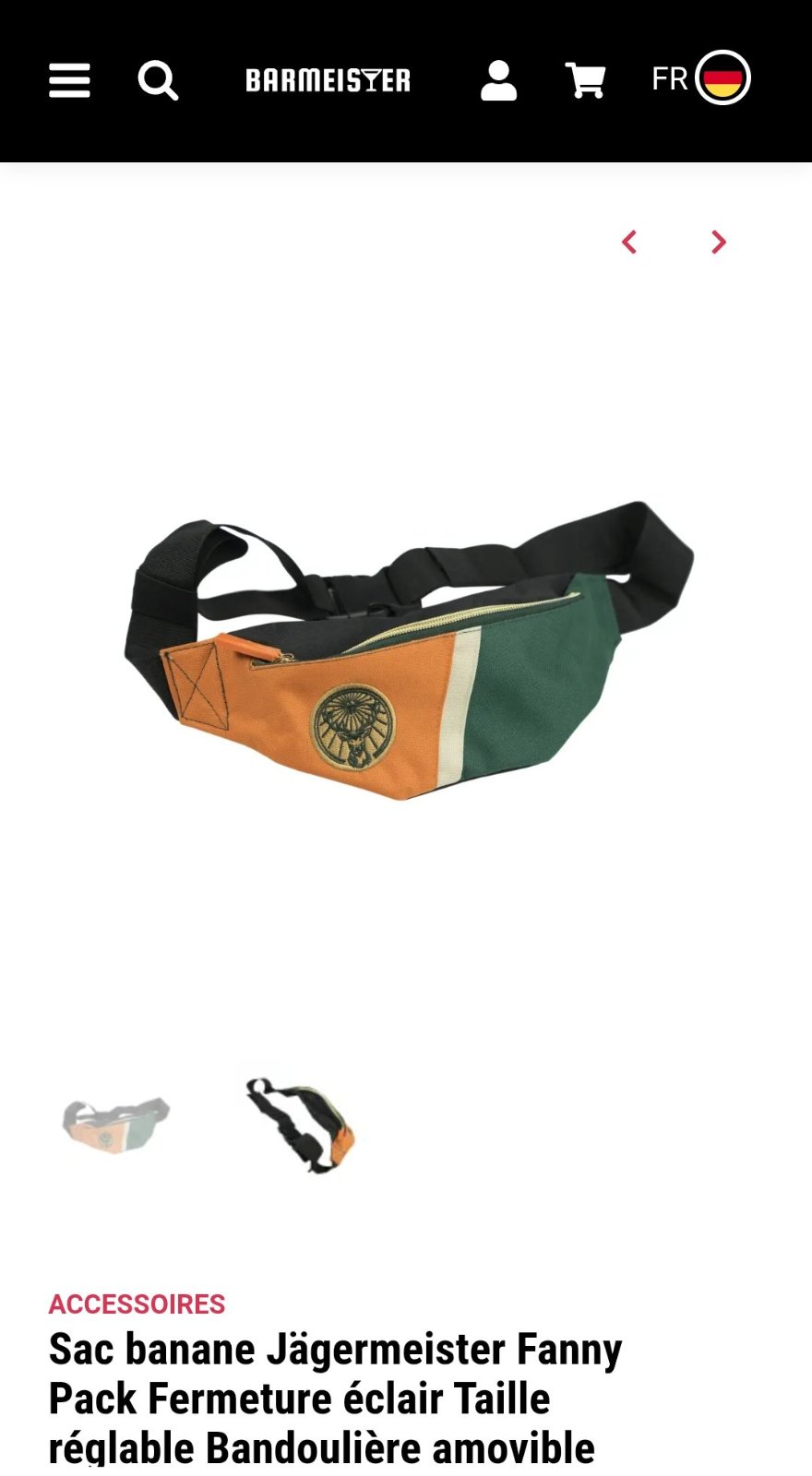 Sac banane Jägermeister