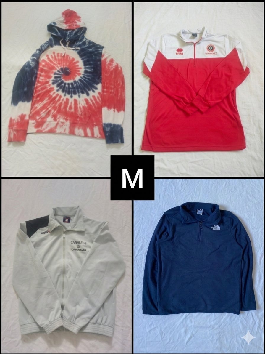 2 pull zip + veste + capuche