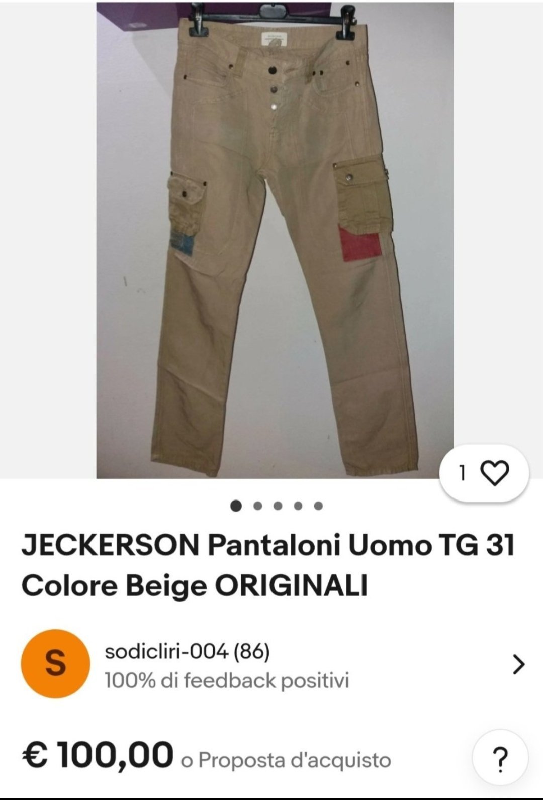 Pantalon jeans Jeckerson pour hommes