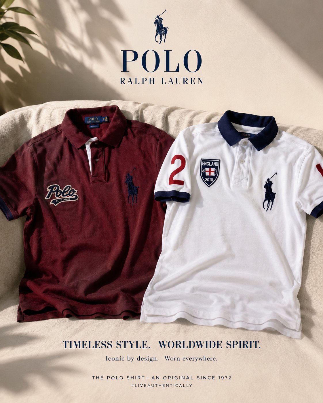 2 polo polo Ralph Lauren taille M pour le deux