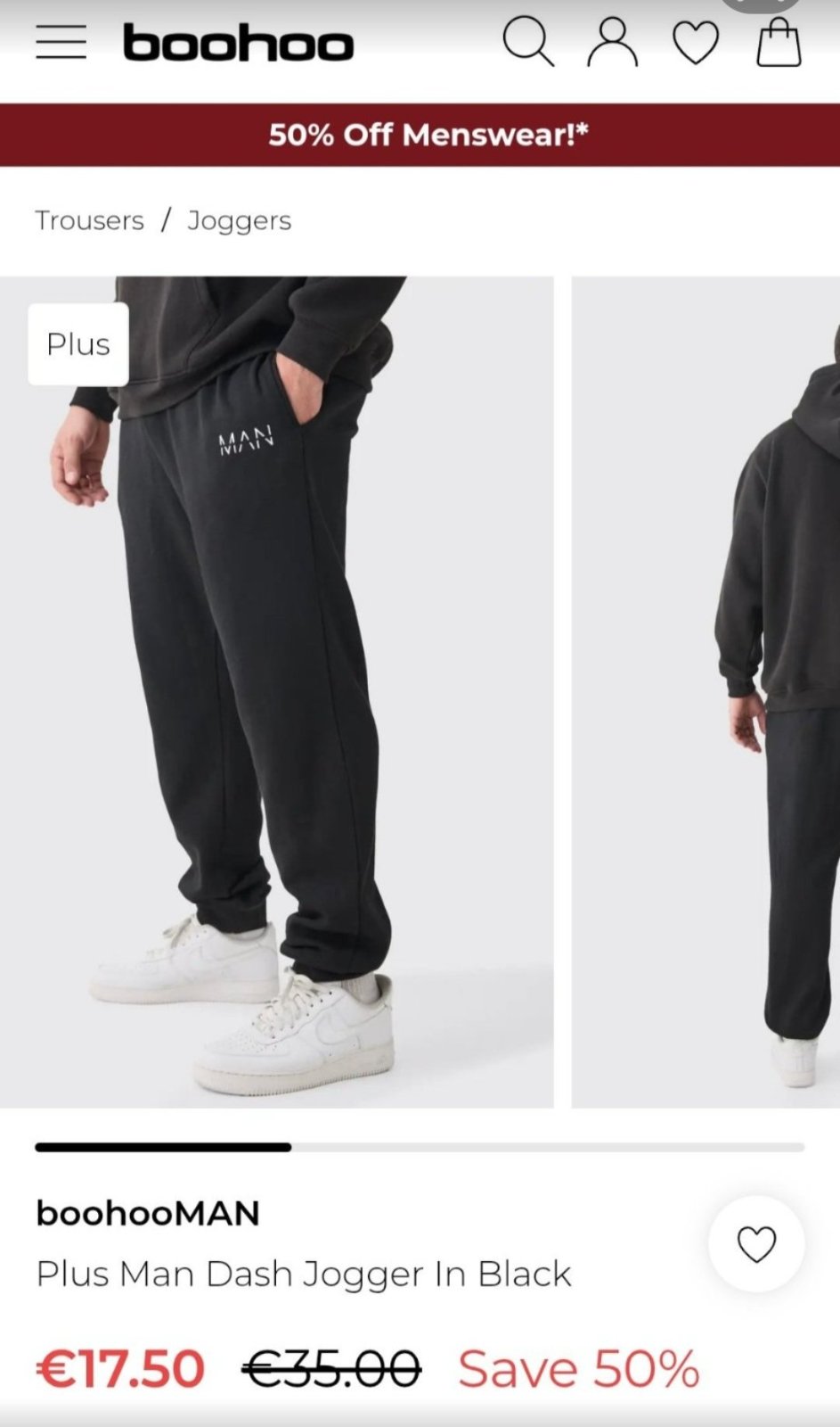 Dash Jogger In Black