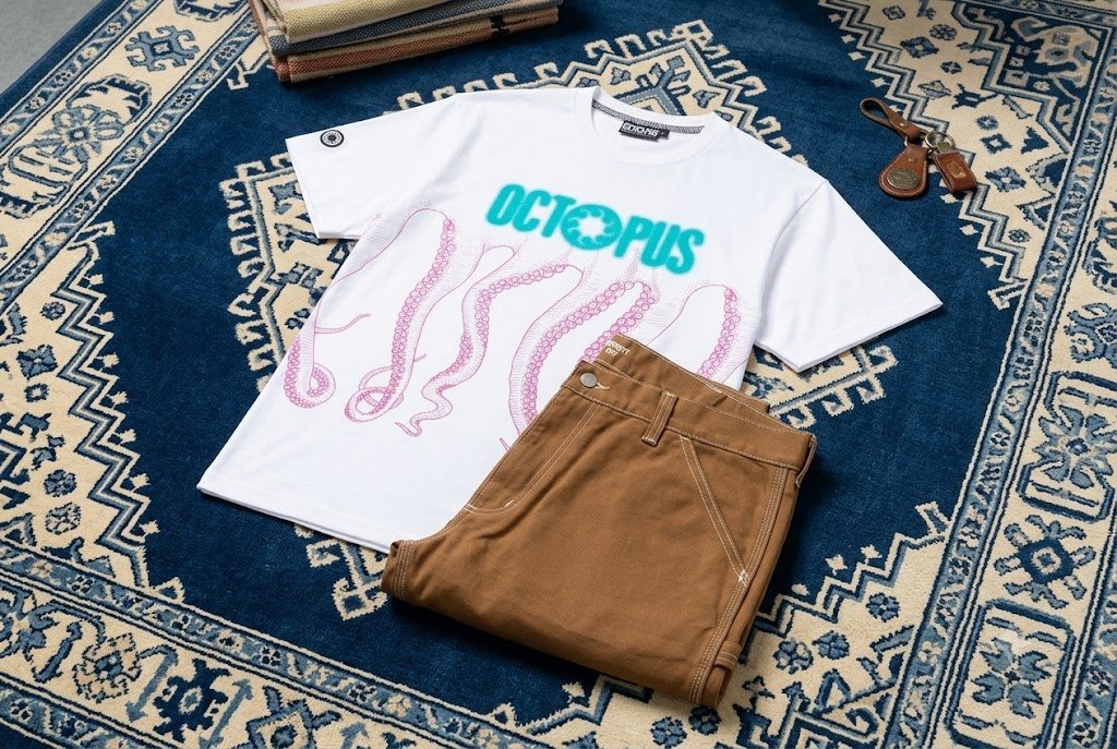 OCTOPUS BLURRED TEE T-SHIRT et short Carhartt WIP