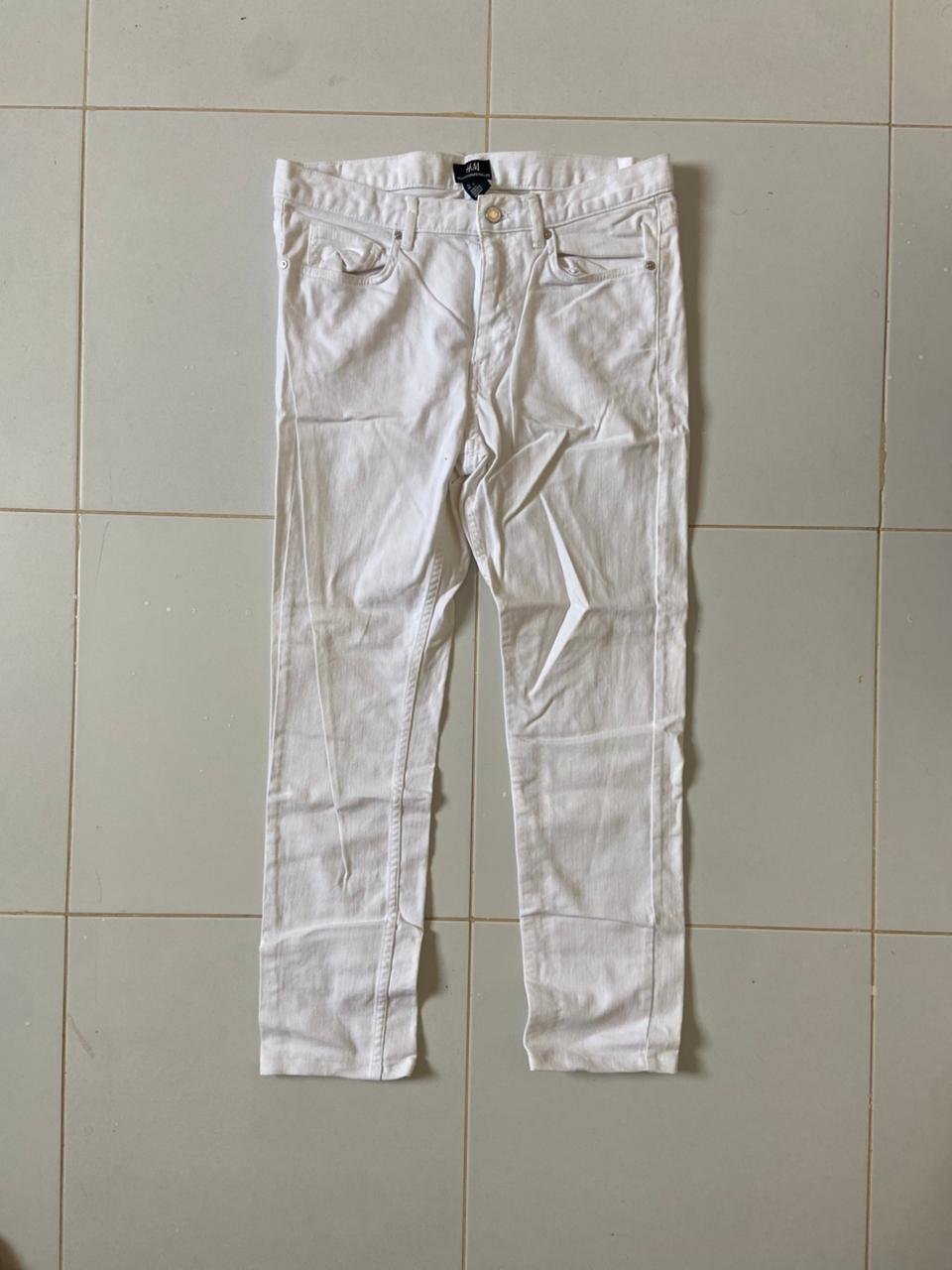 Jean slim blanc de H&M
