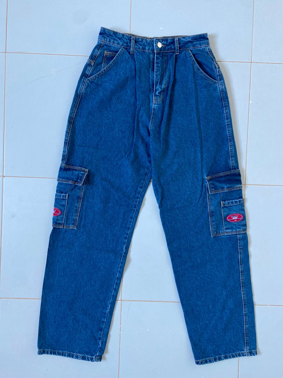 Jean cargo baggy de la marque Wake Jeans