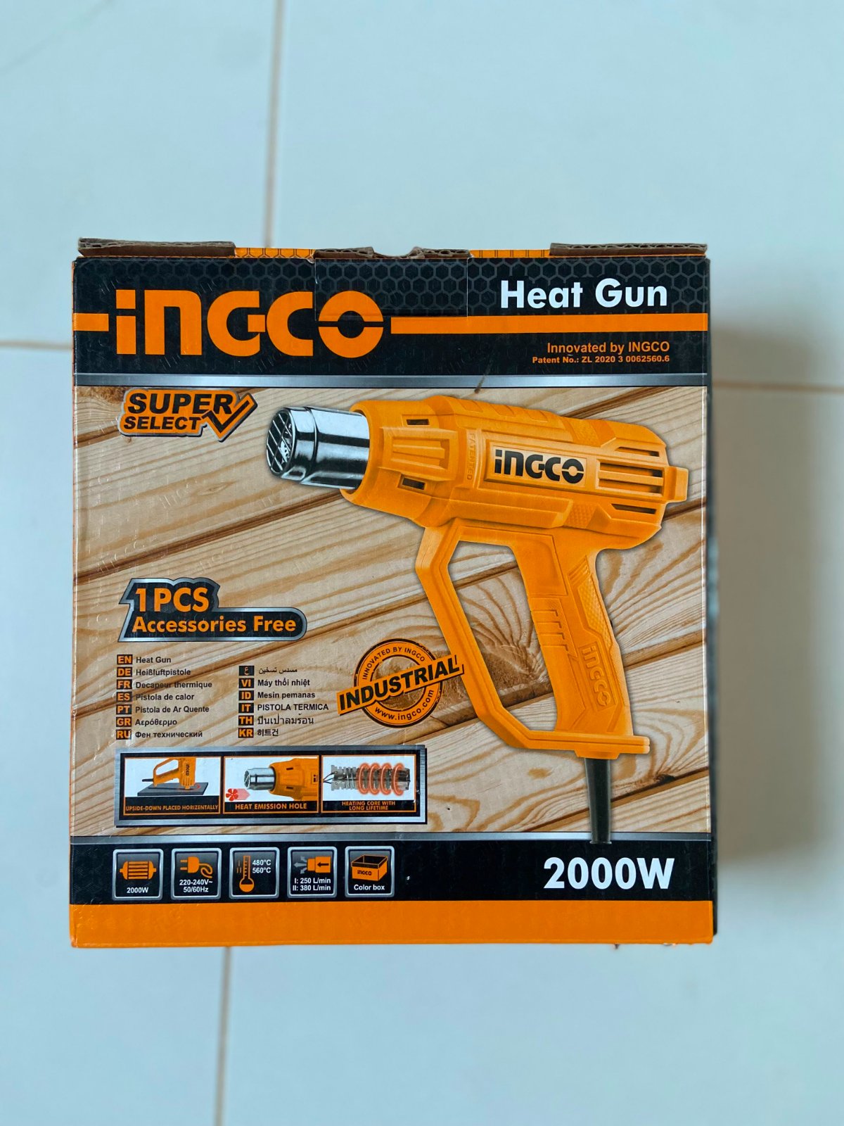 Decapeur thermique ingco 2000w 4 acc