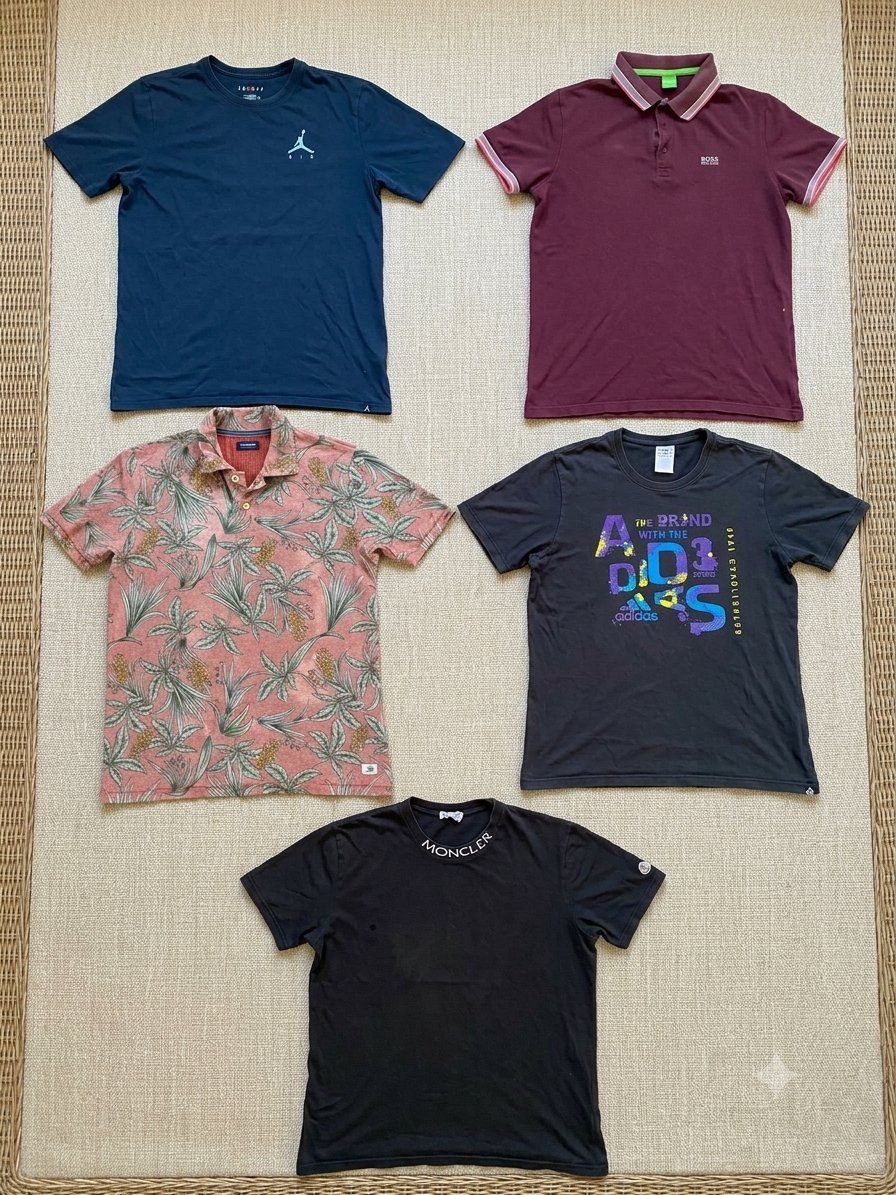 5 t-shirt nike Jordan Boss jack&jones Moncler adidas 