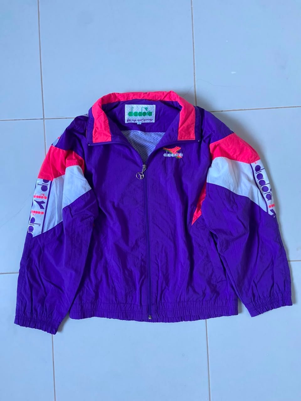 Veste de survêtement vintage Diadora authentique des années 90