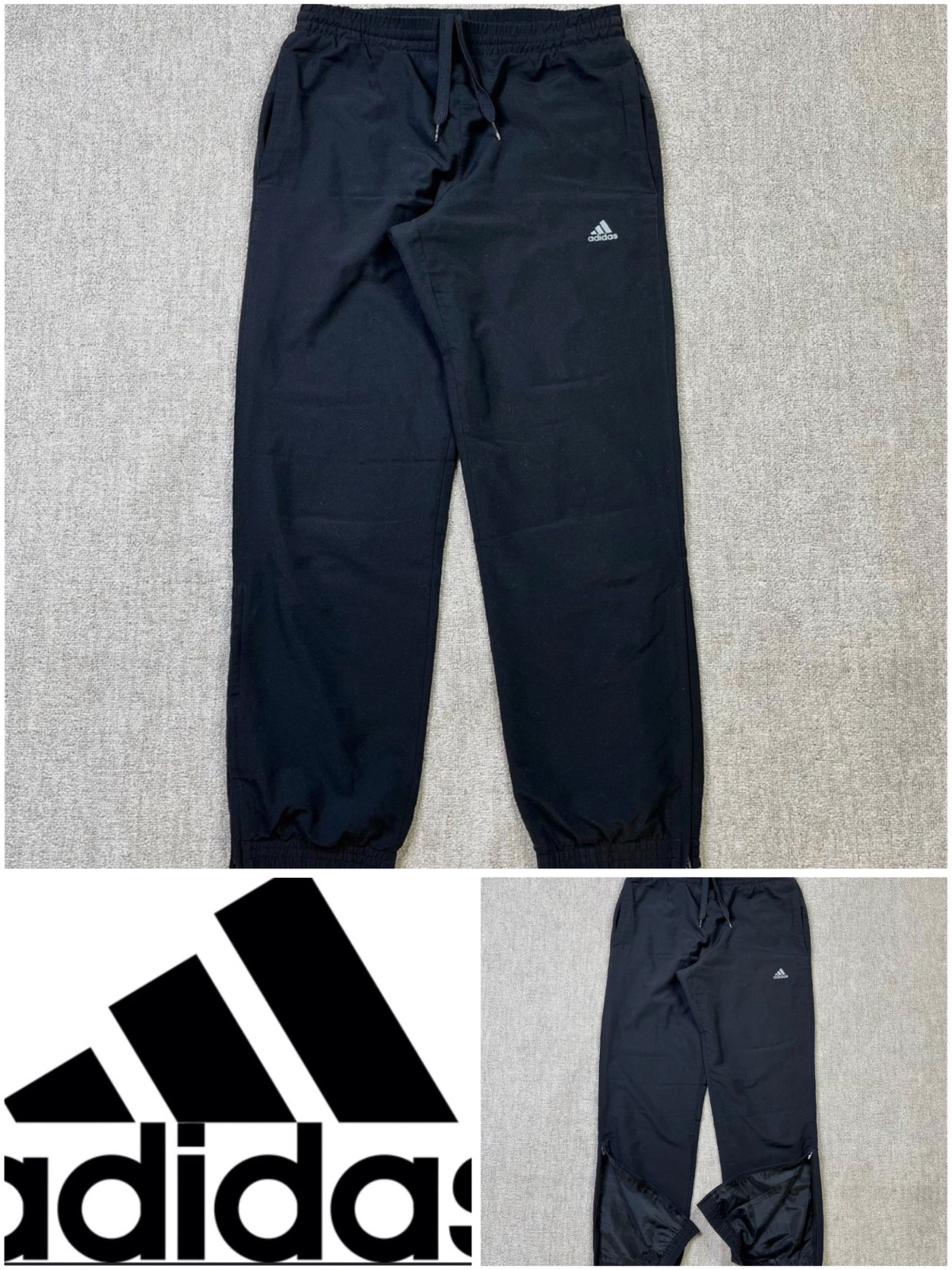 Pantalon Parachute Adidas Noir