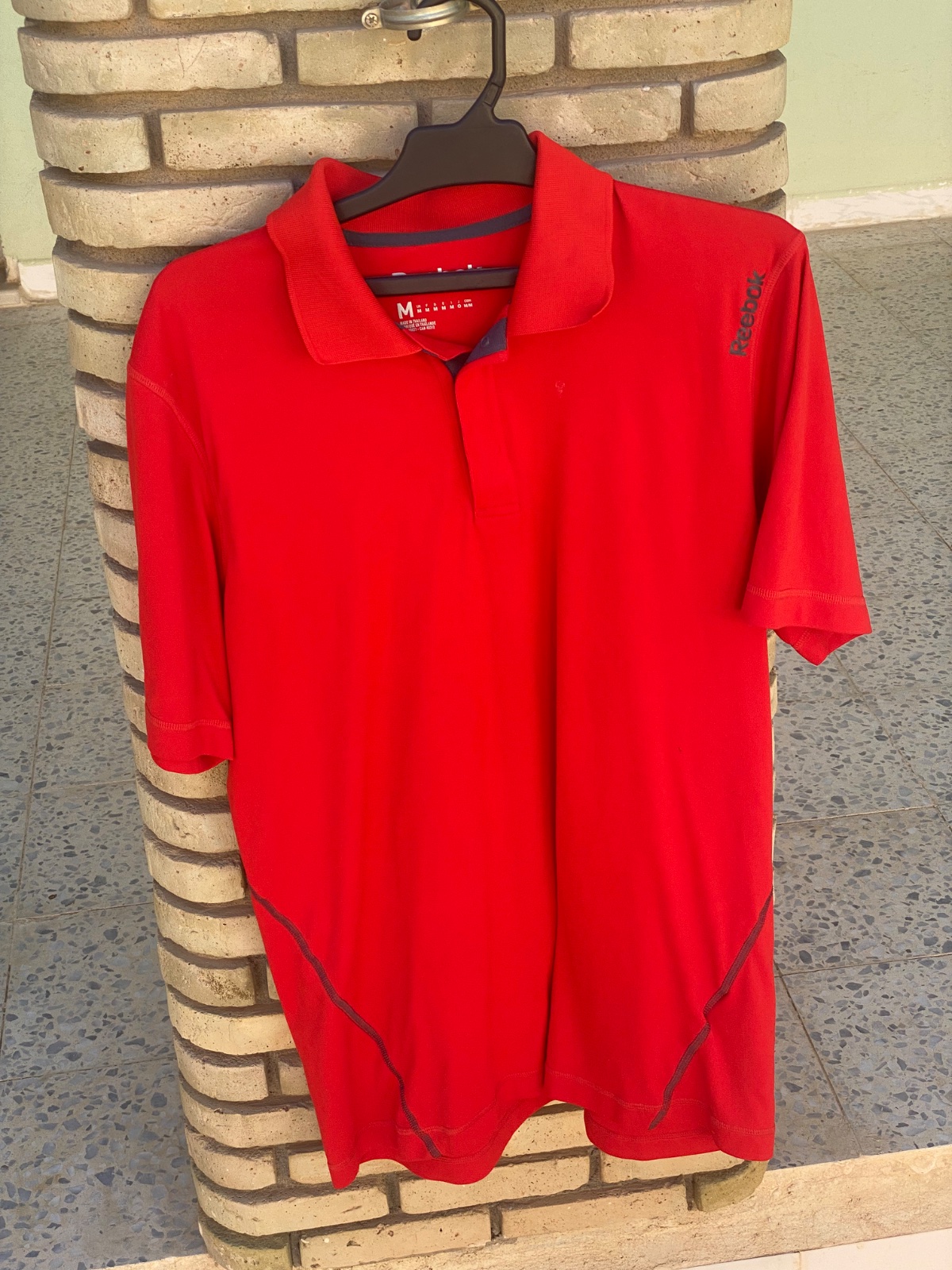 Polo Homme Reebok Rouge