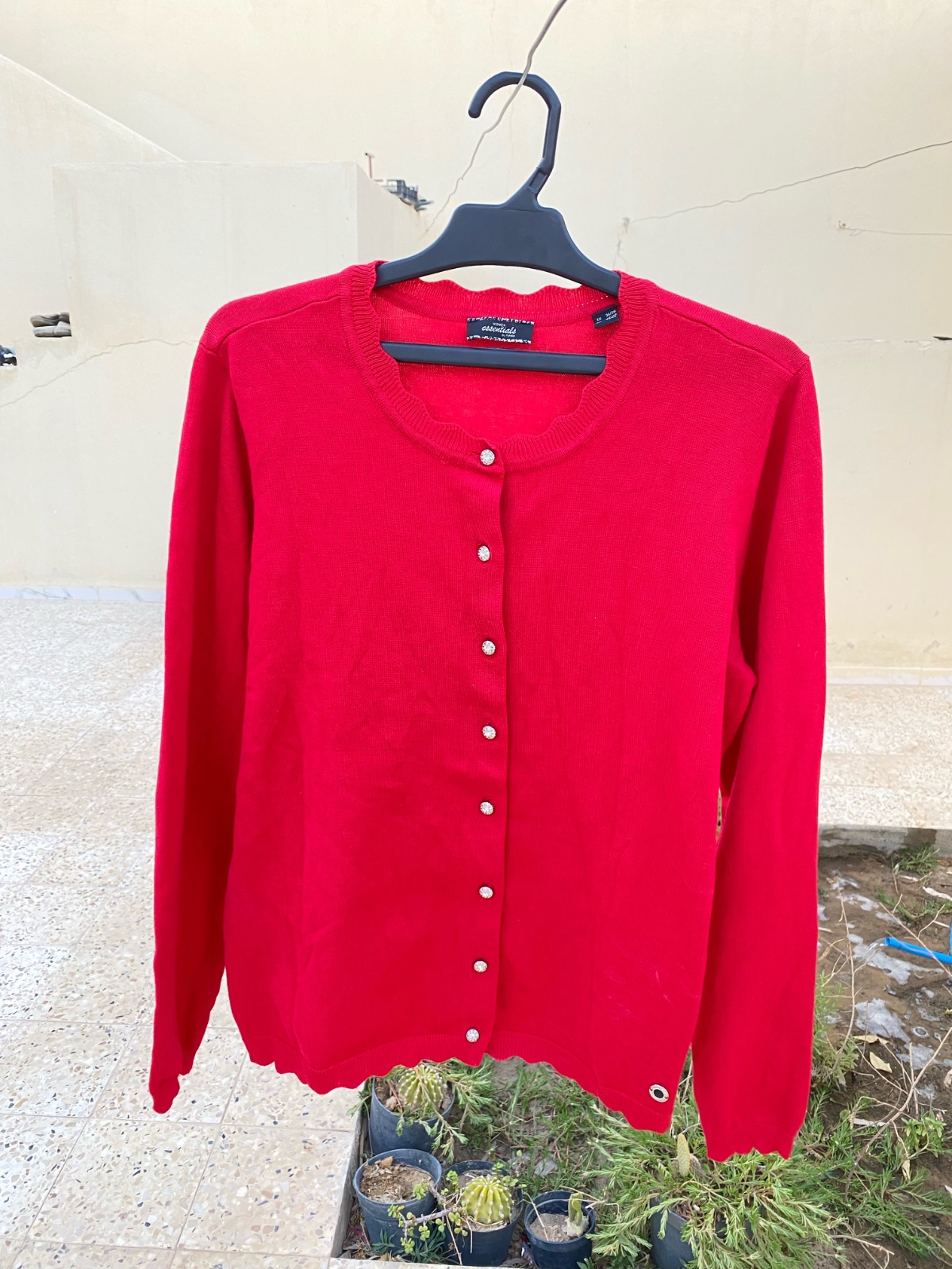 Magnifique cardigan rouge taille s m