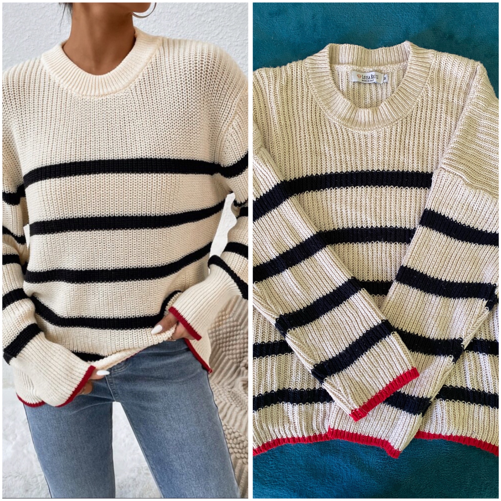 Pull à rayures